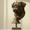 Metal Halloween Witch Dog Bell, Wall Mount For Home Entrance Welcome Doorbell Vintage Decor