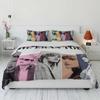 Pop Female Singer Taylors 3D Printing Bedding Set Celebrity Swift Duvet Cover Pillowcase Bed Kit Famous Star Quilt Cover Bed Set