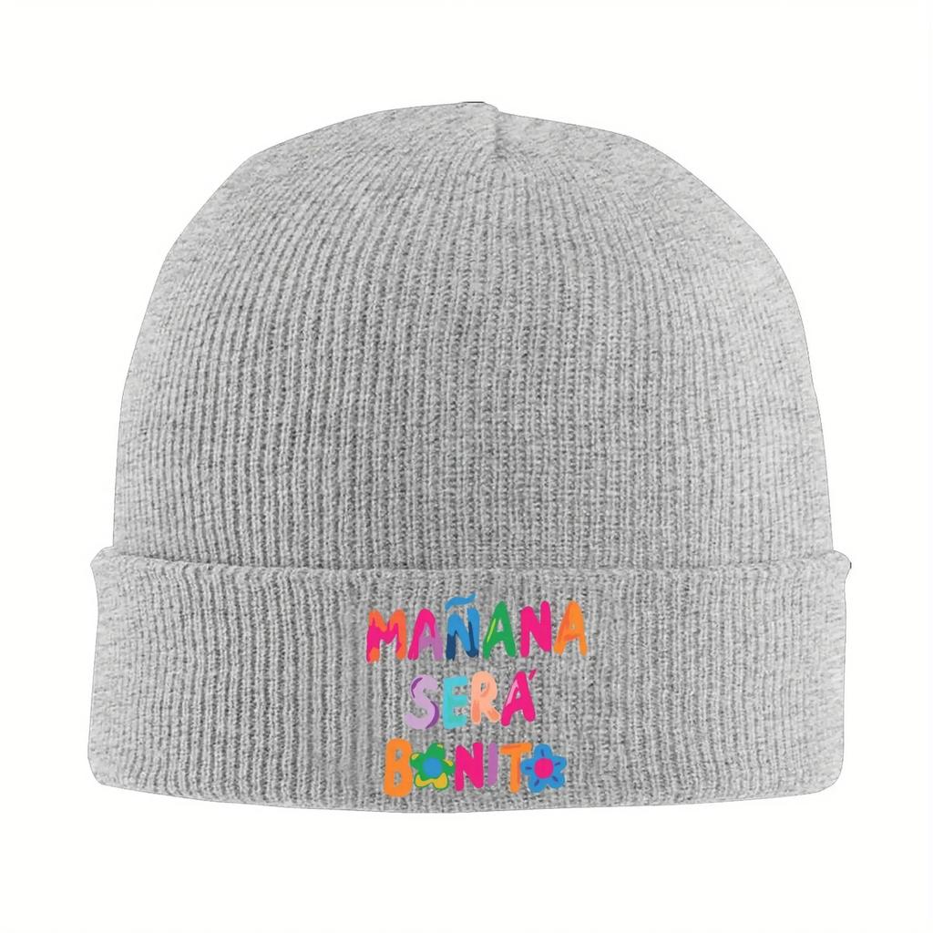 New UnisexANA Karol G Bichota Music Hats Autumn Winter Beanie Warm Caps Unisex Acrylic Skullcap