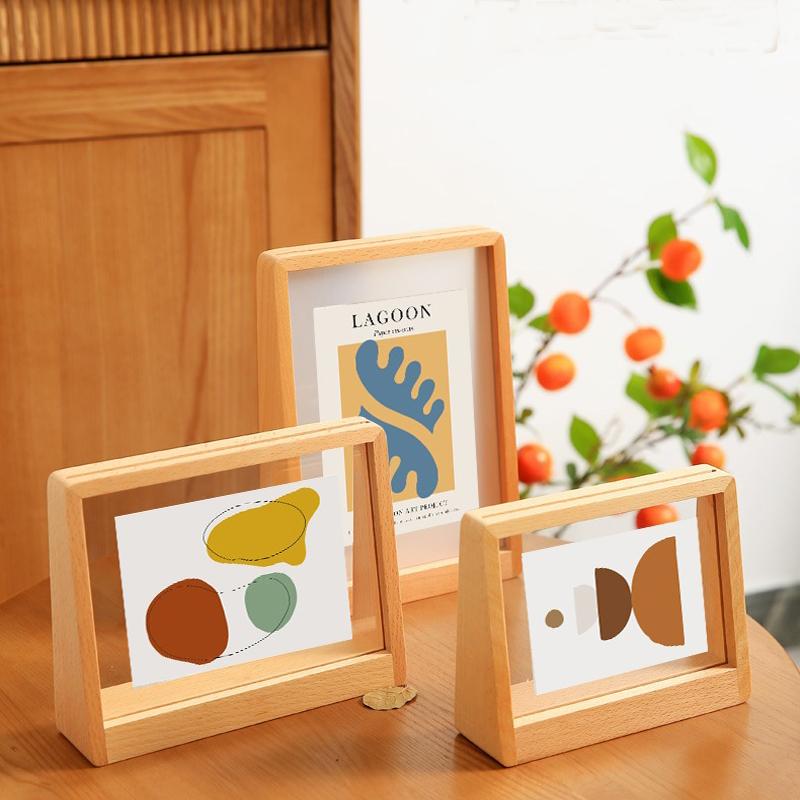 Modern Wooden Picture Frame Nordic Acrylic Picture Frame Frames for Wedding Graduation Photo Table Home Decor Marco De Fotos