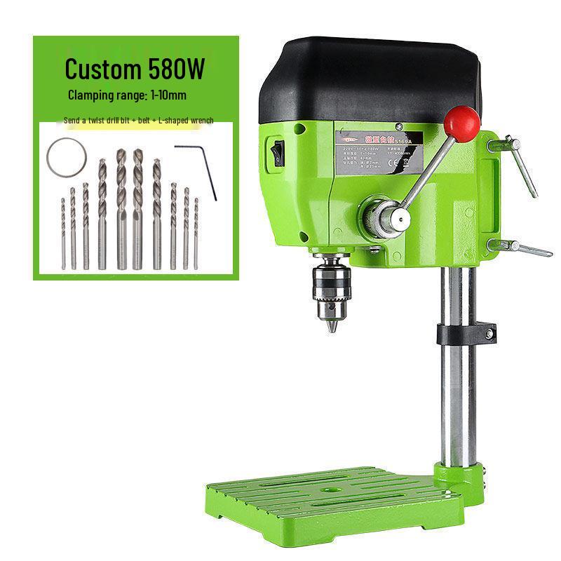 220V Multifunctional Desktop Electric Drill Press with Digital Display for Industrial and Household Use