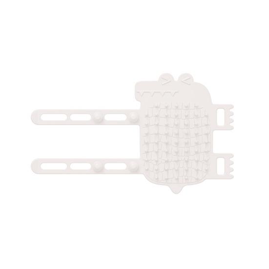 

Самогрумер для кошек в форме крокодила Самогрумерная игрушка для кошек Силиконовый массажер для морды кошки Инструмент для ухода за ножкой стола Кошачье дерево белый