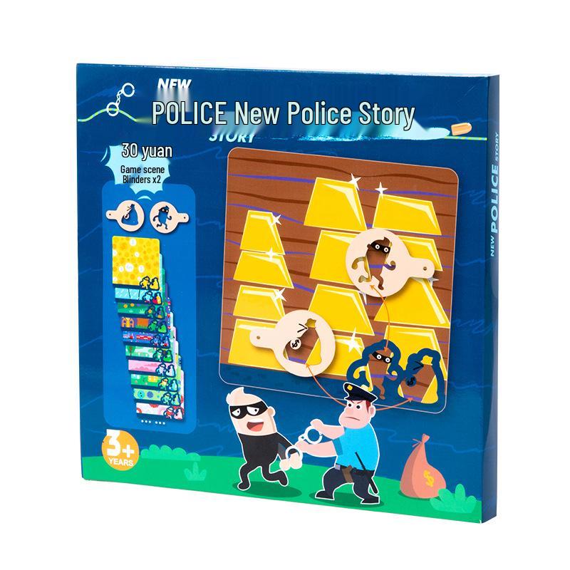 

Настольная игра «Полицейские и воры»: Интерактивная логическая и развивающая игрушка для родителей и детей