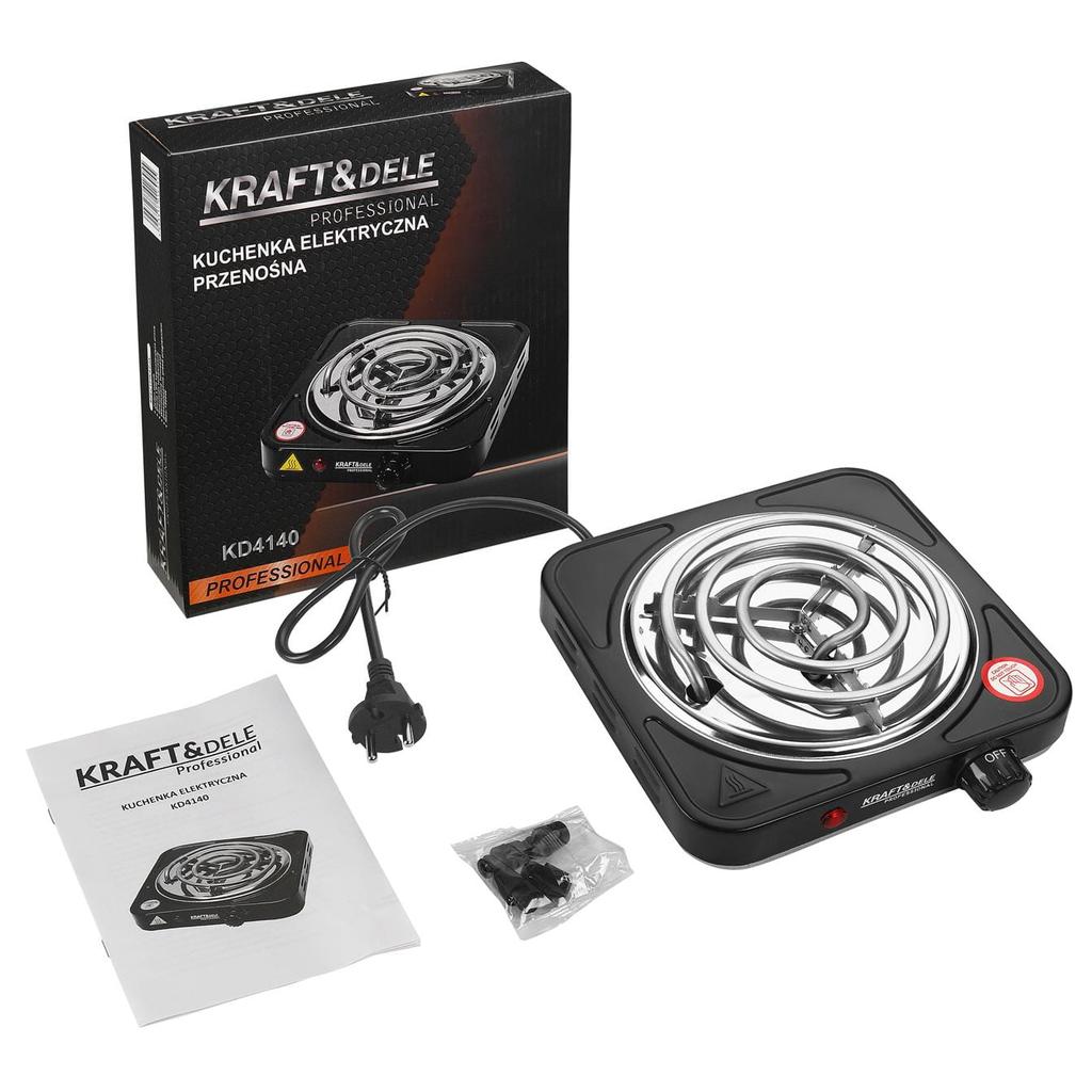 Electric Stove 1500W Compact | Kraft&Dele