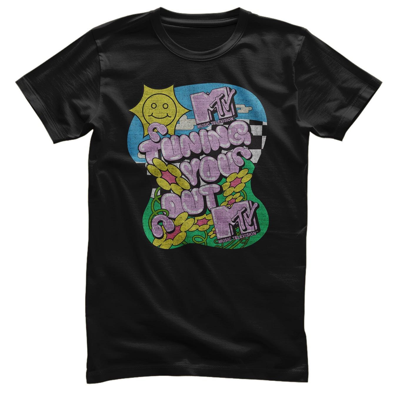 Officially Licensed MTV Tuning You Out Mens T-Shirt XXL