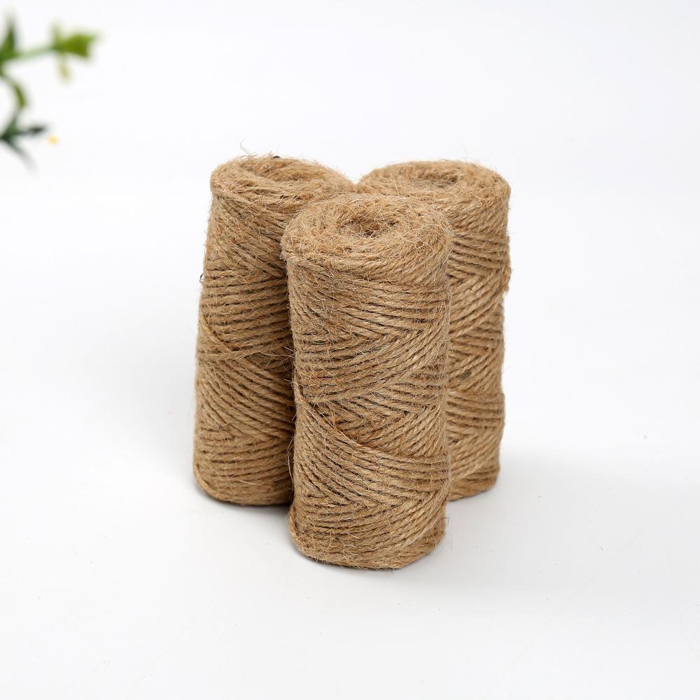 2.5Mm Jute Rope, Hemp Thread Diy Material, Hand-Woven Mesh Photo Wall Decoration, Tied Rope
