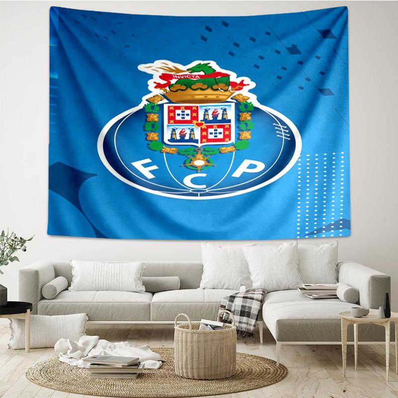 1PC Fc Space Emblem Printed Tapestry Room Decoration Wall Hanging for Living Room Bedroom, dormitory, Birthday and Christmas gifts