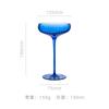 Blue Ripple Red Wine Glass Goblet Retro High Stem Crystal Glass Wine And Champagne Glass For Home