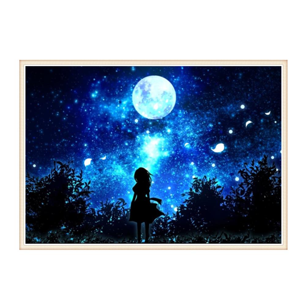 DIY 5D Diamond Painting Cross Stitch Full Drill Crystal Pictures Arts Craft for Home Wall Decor Gift
