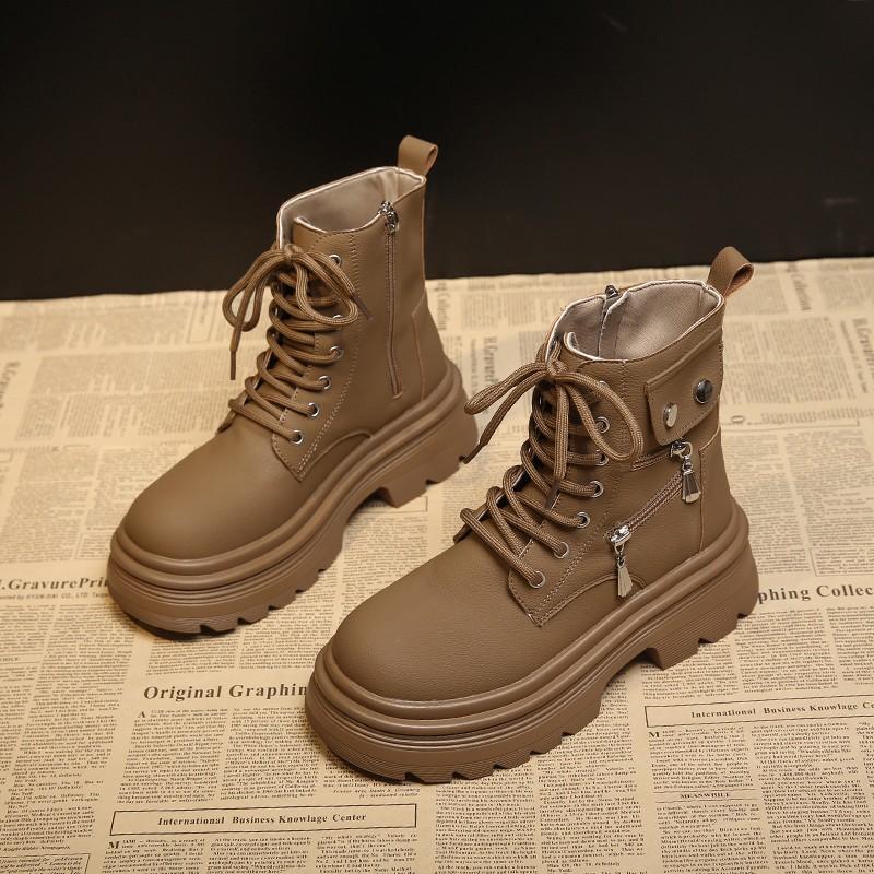 

Премиальные ботинки Martin на шнуровке, женские, новые, ретро, нишевые, бархатные, повседневные, универсальные, локомотивные ботинки на осень и зиму 2024 года 40