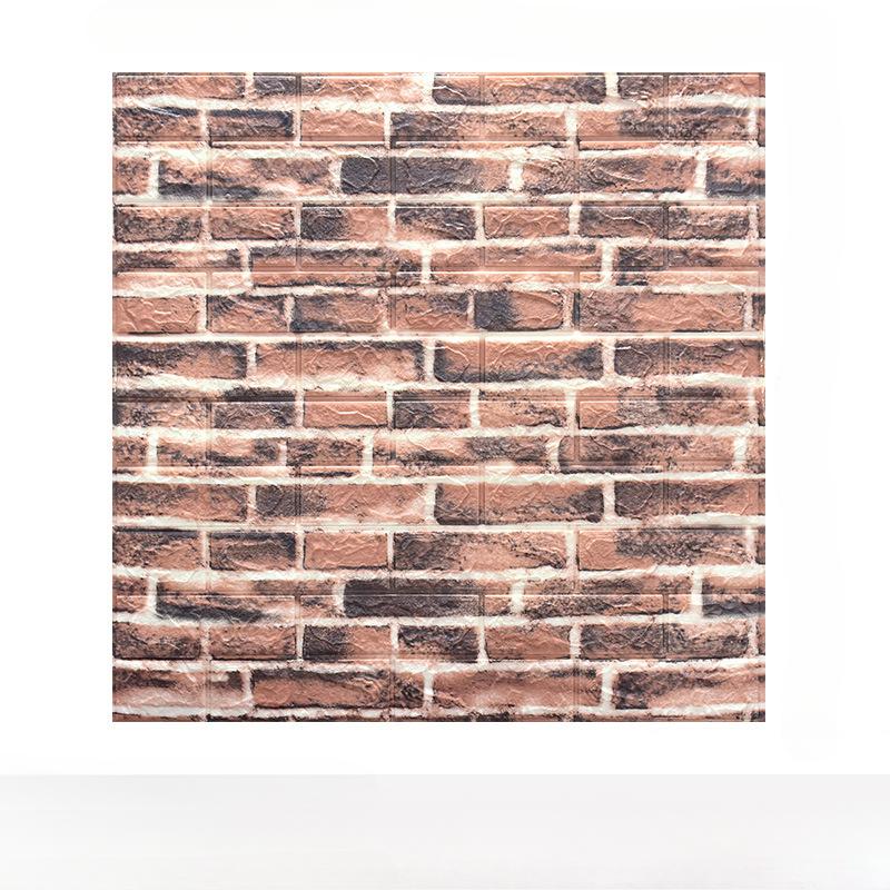 

1/10 шт. 77*70 см Высококачественная 3D пенопластовая стеновая панель Ретро самоклеящиеся обои Фон для гостиной Домашний декор Наклейка на стену 1Pcs 77cmx70cm