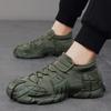 22 new summer youth sports and leisure shoes, light and breathable thick-soled comfortable flying woven trendy shoes