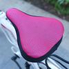1-6Pcs Bicycle Saddle 3D Soft Bike Seat Cover Cycling Silicone Seat Cushion Cycling Breathable Saddle Comfortable Bicycle Bike