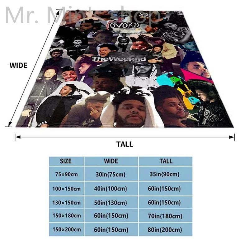 The Weeknd - Manta for the Singer The Weeknd Print Blanket Home travel blanket throw blanket thin blanket Warm blanket