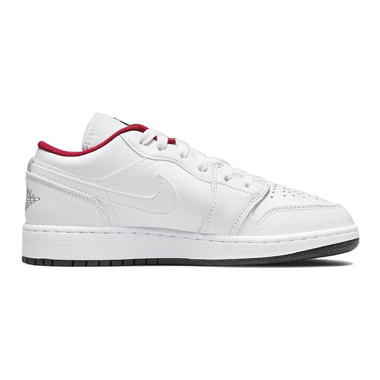 Дитячі кросівки Air Jordan 1 Low GS Білий Гімназійний Червоний Університетський-Блакитний Чорний 553560-164