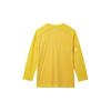 adidas SMC Casual Sports Round Neck Loose Printed Letter Long Sleeve T-Shirt Women Tops Yellow GT9449
