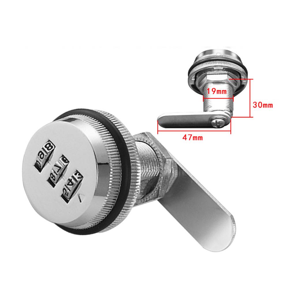 For Office For Home For School Password Lock Cabinet Lockers 3 Digital Code Box Lock Combination Lock Mail Lock