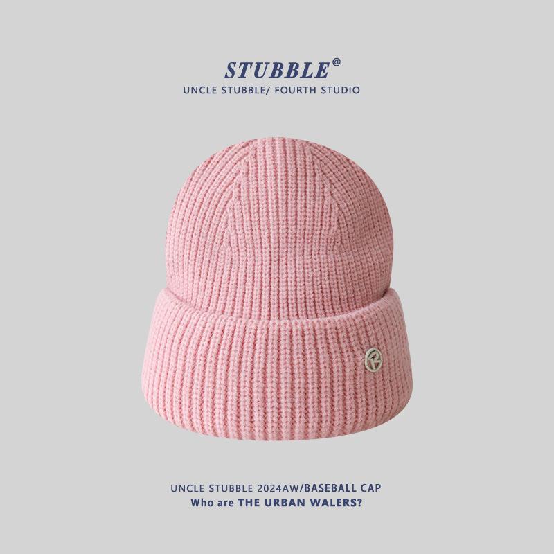 Cold Hats for Men and Women Simple and Versatile Korean Style Woolen Hats To Keep Out The Cold Keep Warm and Show Your Face Small Knitted Hats