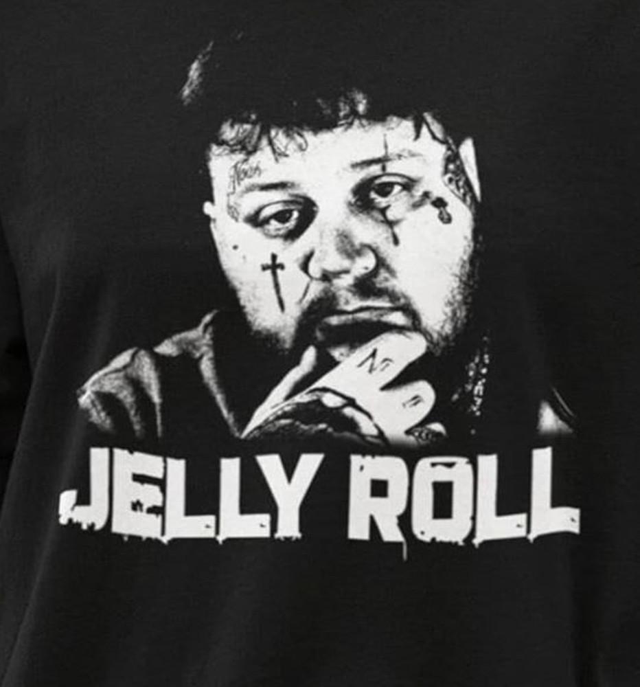 Jelly Roll black T-shirt short sleeve All sizes S to 5Xl Unisex T-Shirt XXXXL