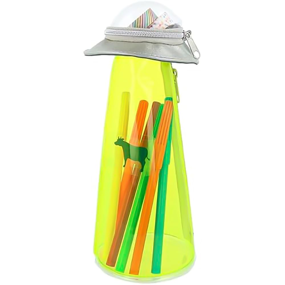 Stationery Oshikatsu Unidentified Flight Pencil S1428640 Sun-Star Case, Yellow,