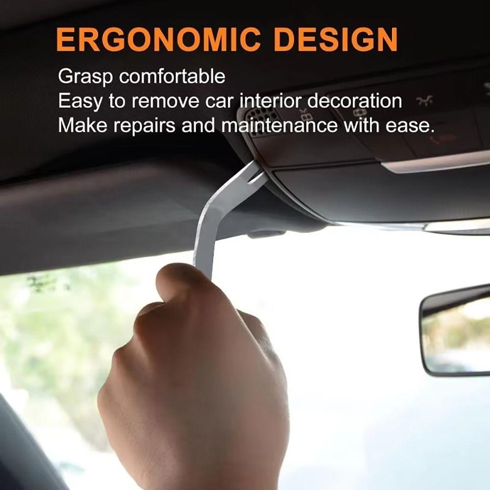 6Pcs/Set DVD Stereo Refit Car Inner Removal Tool Stainless Steel Plastic Trim Panel Dashboard Disassembly Tool Set