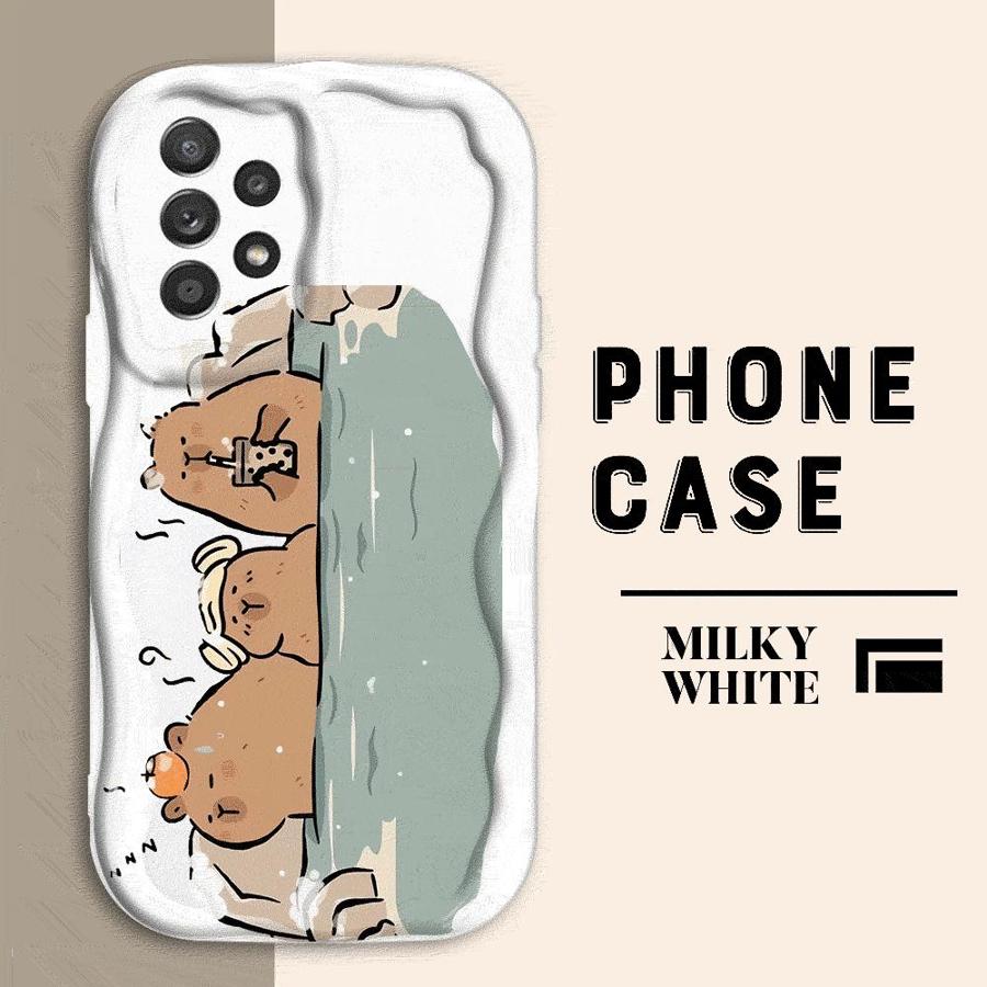 

Take A Bath Capybara Phone Case for Samsung Galaxy A10 A20 A30 A50 A50s A02 A03 Core A04 A05 A12 A13 A15 A16 5G Cover Galaxy A16 4G 5G