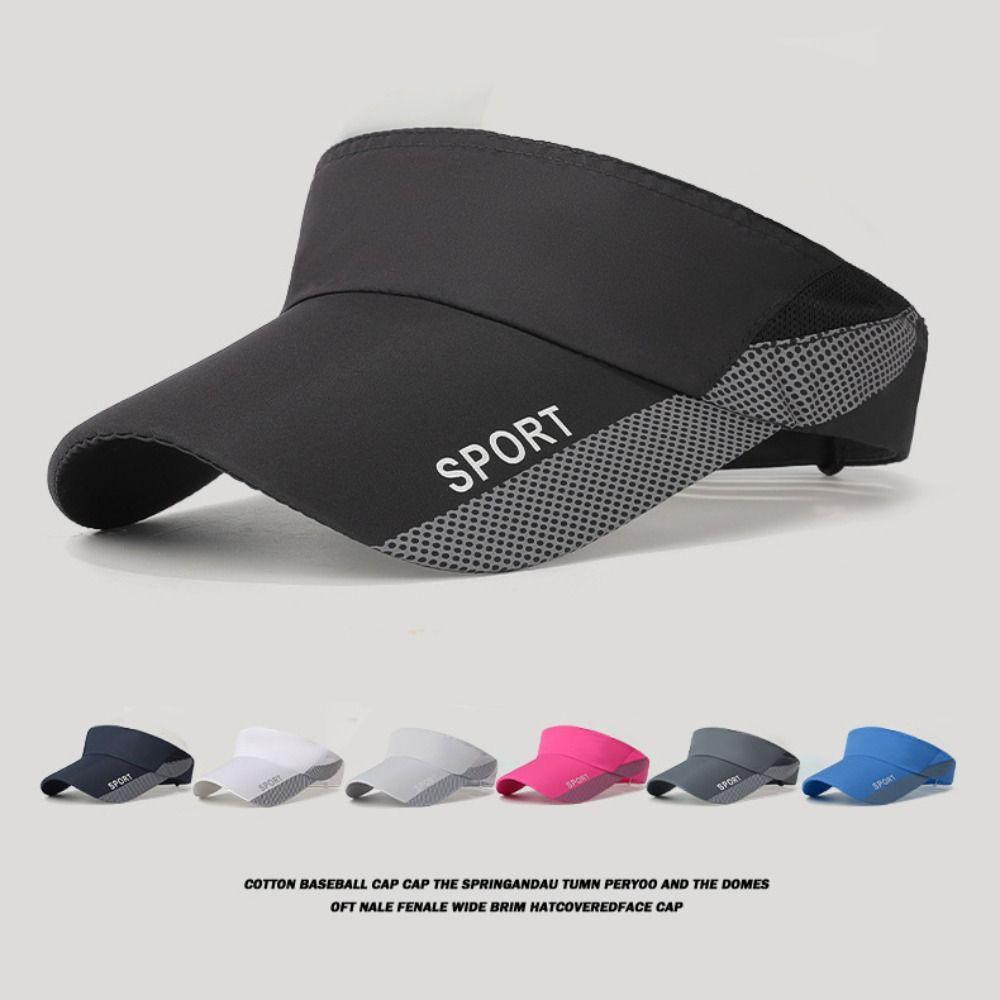 Anti-UV Sun Hat Breathable Tennis Hat Summer Baseball Cap Tennis
