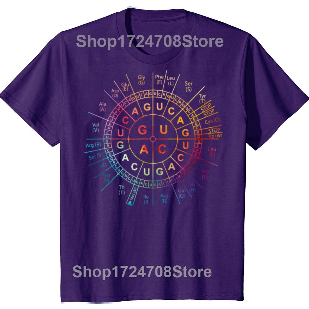 Funny Awesome Biology Genetic Code Sun Science Humor Graphic T-shirts Men Casual Tshirt 100% Cotton Loose Oversized T Shirt