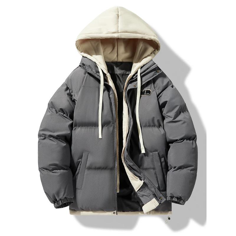 Clothing New Fleece Lined Parka Outdoor Warm Snow Men's Long Coat Parkas Clothes Fashion Men's Winter Hooded Jacket Puffer Parka
