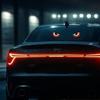 Flexible LED Car Lamp Programmable Devil Eye Light Eye Catching LED Car Display for Creative Vehicle & Business Lighting