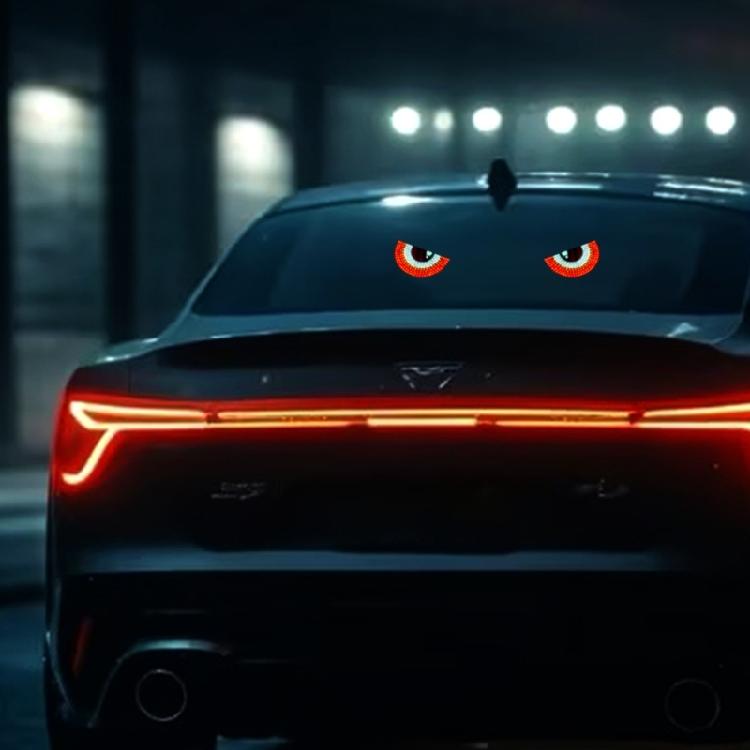 Flexible LED Car Lamp Programmable Devil Eye Light Eye Catching LED Car Display for Creative Vehicle & Business Lighting