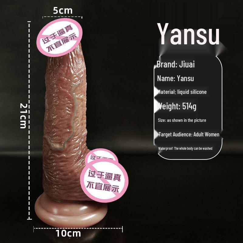 Vibrador de silicone realista: Brinquedo Adulto de Carne Macia para Mulheres