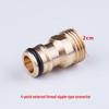 All-Copper 1/2" External Thread Nipple Connector for Car Wash