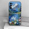 Van Gogh Monet Oil Painting  Phone Case For Samsung S25,S24,S21,S22,S23,S30,Ultra,S20,Plus,Fe,Soft Silicone Black Cover