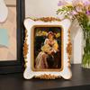 Handmade European-Style Gold Resin Photo Frame - Modern Minimalist Decorative Tabletop Frame