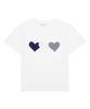 Loginaenloji Heart Patch Cotton T-Shirt White (New)