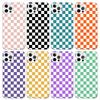 Retro Classic Chess Board Grid Phone Case For iPhone 17 Air 11 13 Mini 14 15 Plus 16 12 Pro Max 16E SE 7 8 Pattern Soft TPU Back