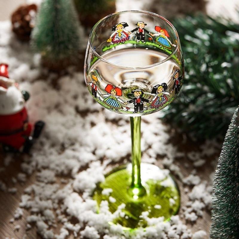 Alsatian Style Little Man Cup Red Wine Glass High Value Ins Nordic Style Cute Creative Doll Cup Gift Home Decoration Creative