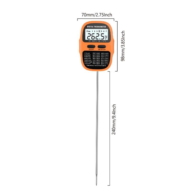 Kitchen Digital Food Thermometer, Meat Cake, Milk, Barbecue, Cooking, Household Thermometer, Probe Instrument, Electronic Oven, Tools