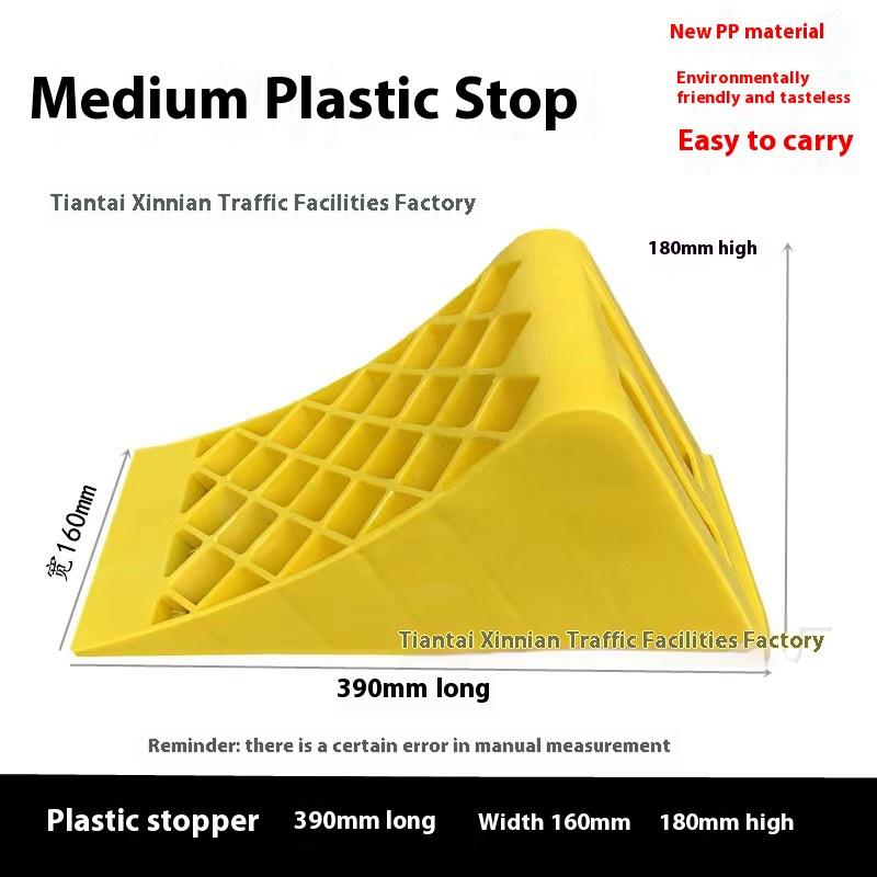 Spezieller Kunststoffhalter für Autoreifen, leichter und tragbarer Gummi-Unterlegkeil, mit ausgezeichnetem Anti-Rutsch-Effekt