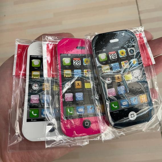 

1 шт. Творчі канцелярські товари Мультфільм Гумка для iPhone Початкова школа Призи Подарунок Мила дитяча гумка L(8x4cm)