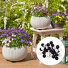 50pcs Invisible Flower Pot Feet Black Non-Slip Feet For Flower Tubs 3x1cm Self-Adhesive Flower Pot Feet Gardening Accessories