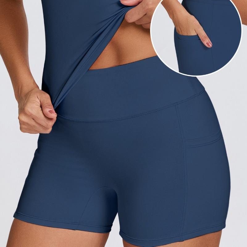 New Suit Quick-drying Yoga Suit Shorts Fitness Belt Pocket Outdoor Running Sports Women