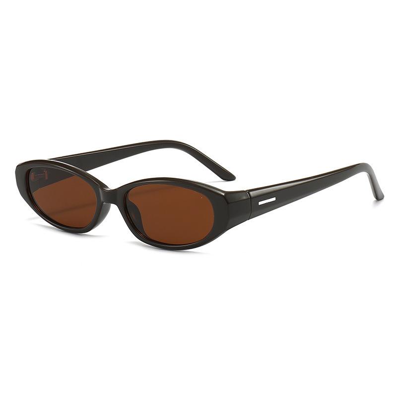2026 GM Oval Sunglasses - Song Zuer Style, Street Chic, Face Slimming, Anti-UV Protection