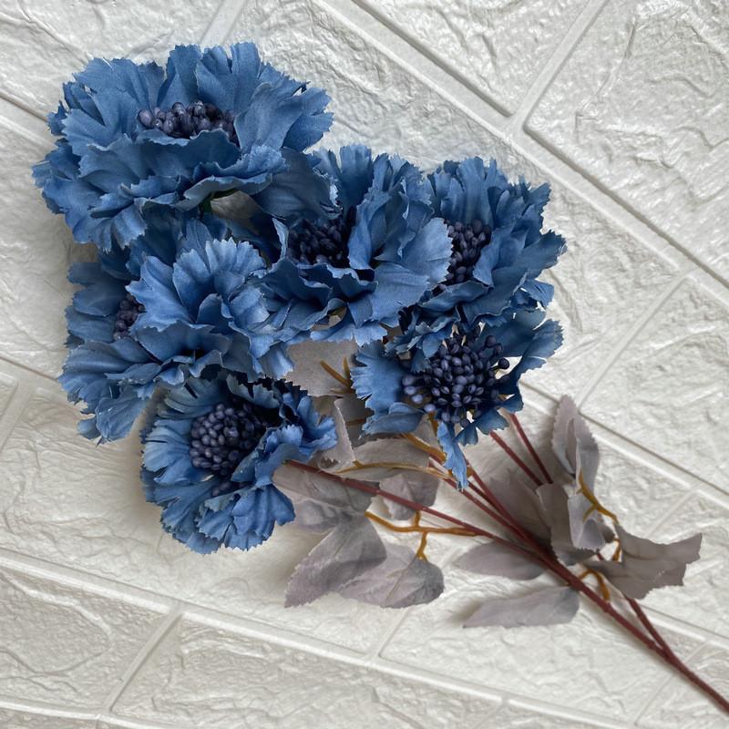 Flowers Silk Wedding 6 Branches Floral Arrangement Venue Home Decoration Gift