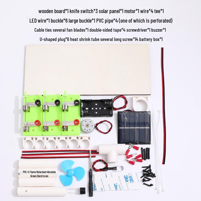 

DIY Science Experiment Kit: Transform Waste into Treasure with Energy Conversion Models for Kids