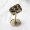 Lightweight Vintage Microphone Props Model Retro Microphone Stage Table Decor for Kids Party Pretend Toy 165mm/6.5-inch
