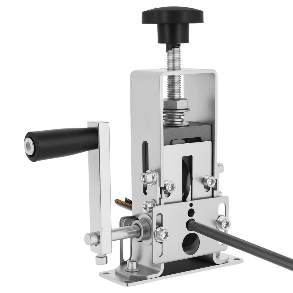 Portable Wire Stripper Machine W/ Hand Crank Manual Copper Wire Stripping Machine for 1-20 Mm Scrap Copper Recycling