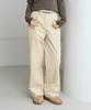 210EDIT Women'S Corduroy Wide Pants [Light Beige]_Zf4Pt593