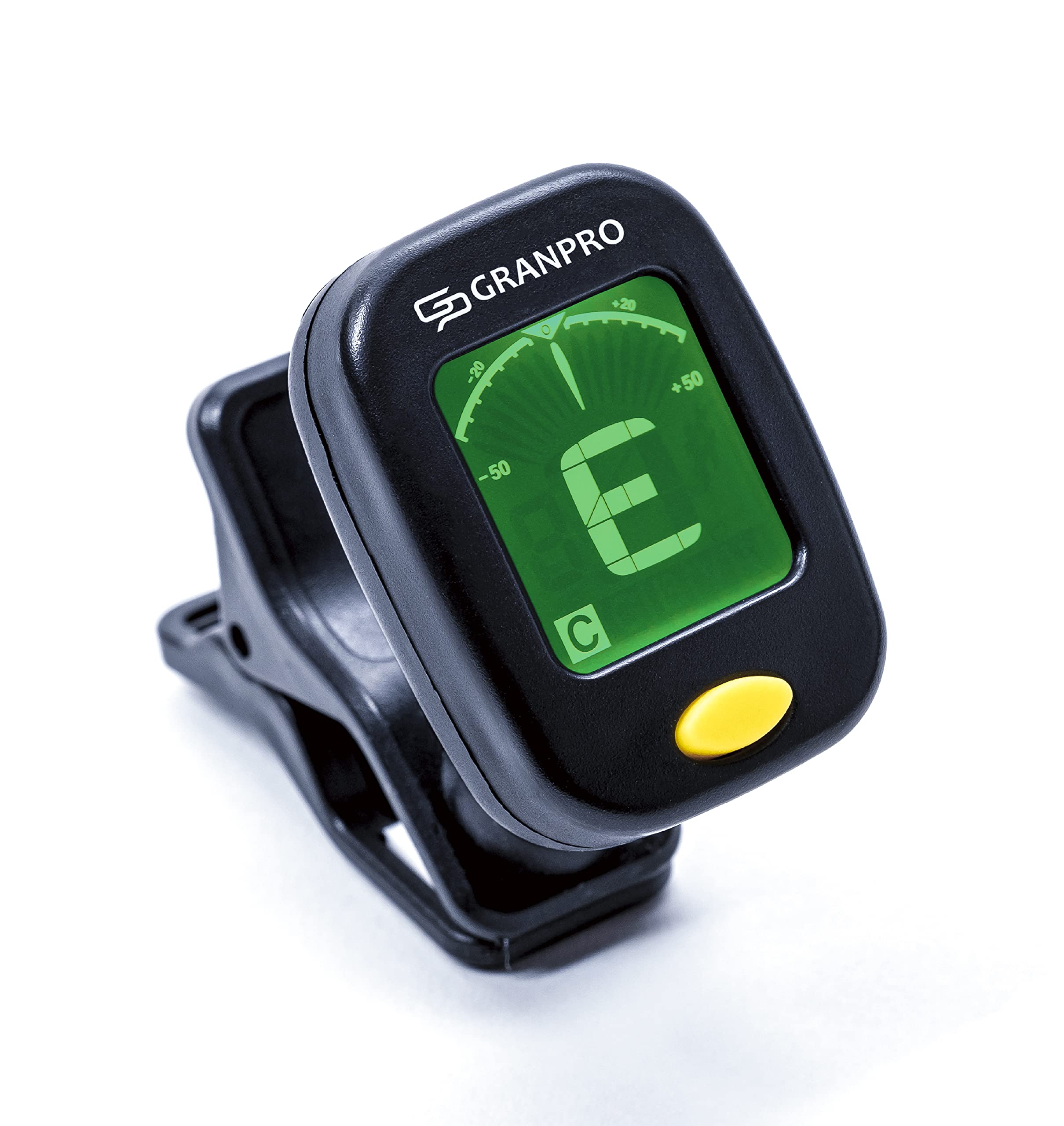 

GRANPRO Clip-on Guitar Tuner, Compatible with Bass, Ukulele, and Violin [Featured in my best #1] (Beetle)
